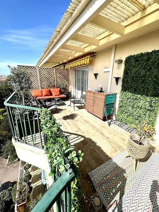 Mirabeau - Appartement De Luxe De 100M2 Avec Terrasse Nice Apartmán